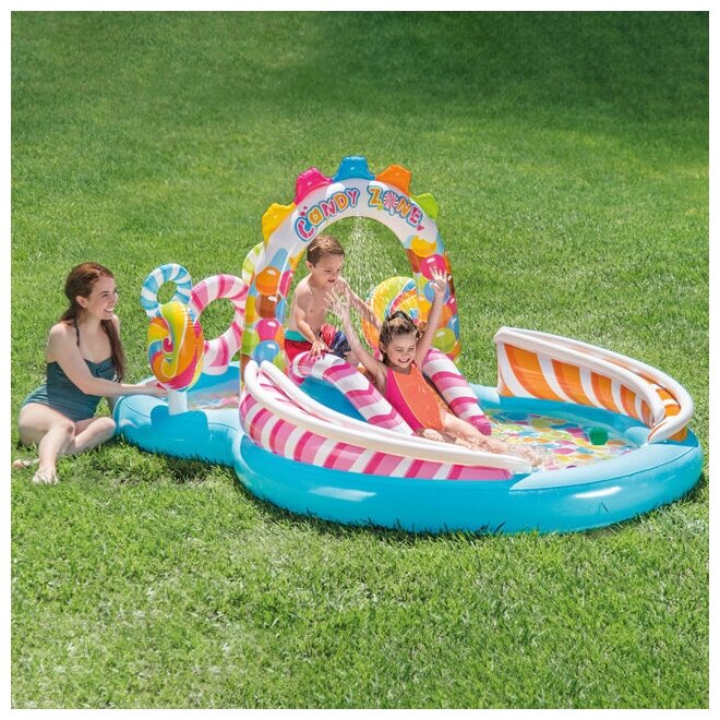 Водный игровой центр Леденцовый Рай 57149 Intex 295*191 см, клапан
