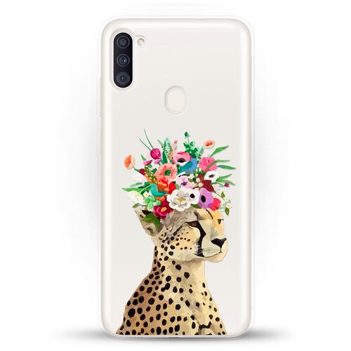 фото Силиконовый чехол леопард на samsung galaxy a11 andy & paul