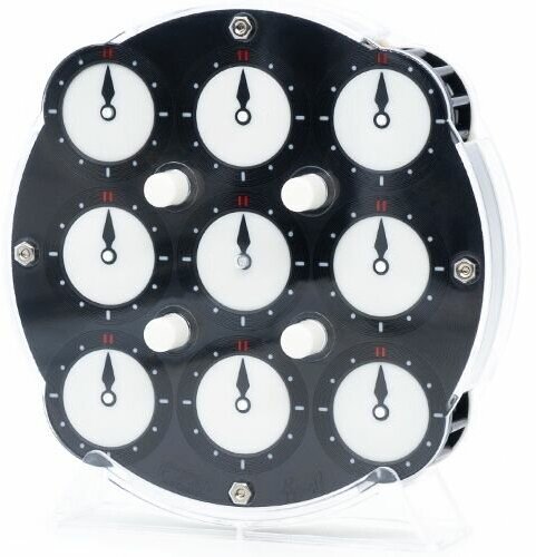QiYi MoFangGe Clock Magnetic Черно-белый