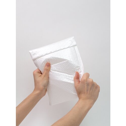 Пакет воздушно пузырчатый 300*355 + 50 мм, 100 штук, ABE/16 / жемчужный