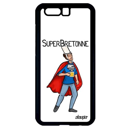 фото Чехол на хонор 9 французский дизайн супербретонка франция комикс utaupia
