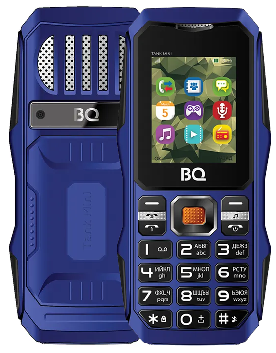 Телефон BQ 1842 Tank mini, синий
