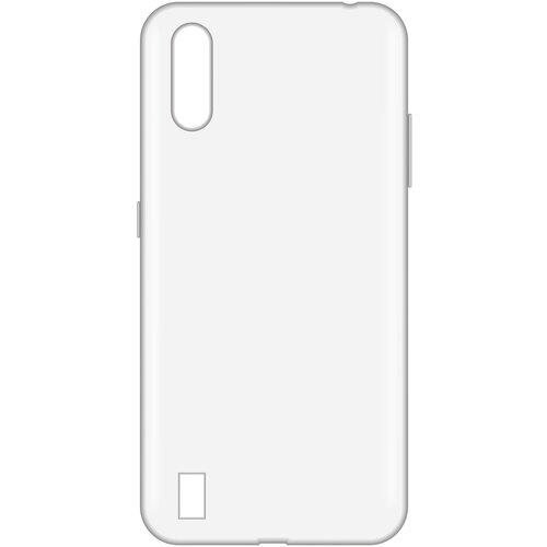 Защитный чехол для Samsung Galaxy A01 / на Самсунг Гелакси А01 / бампер / накладка на телефон / Прозрачный