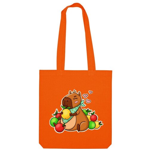 фото Сумка шоппер us basic, оранжевый