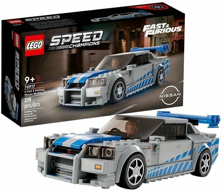 LEGO Technic LEGO Конструктор LEGO Fast&Furious 76917 Nissan Skyline GT-R (R34)