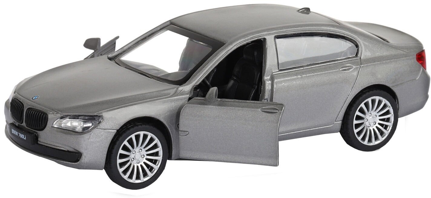 Масштабная модель автопанорама JB1251260 BMW 760 LI, 1:46, серый - фотография № 12