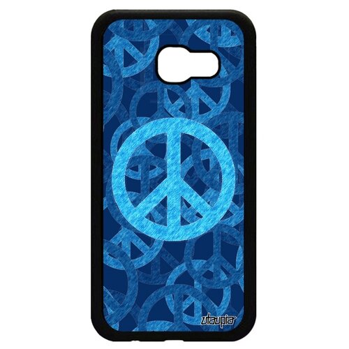 фото Чехол для мобильного galaxy a5 2017, "peace and love" пацифизм мандала utaupia