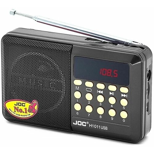 Радиоприемник цифровой JOC H1011ВТ Radio FM, USB, microSD, Bluetooth (блютус)