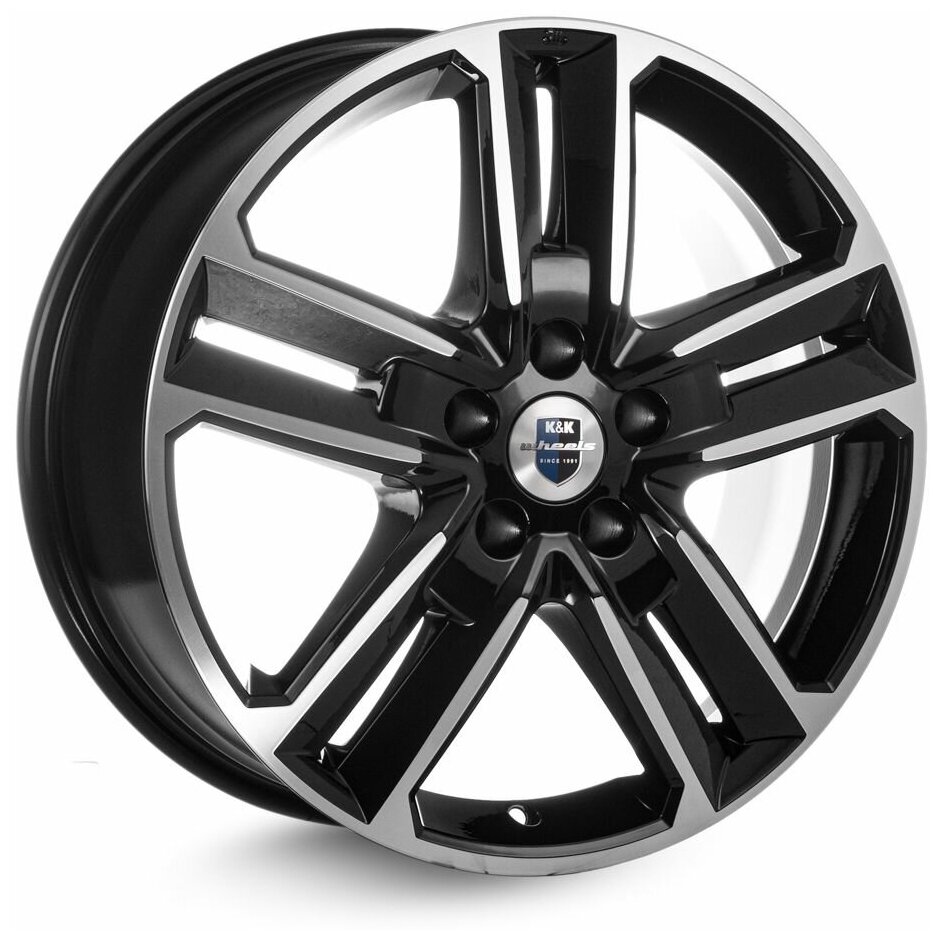 Диски автомобильные КиК Backfire R18x8 5x114.3 ET40 CB67.1 Almaz_black