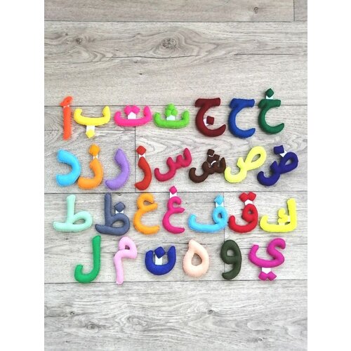 Арабский алфавит для детей, мягкие буквы для малышей, арабский язык