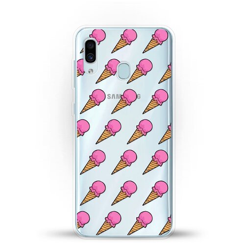 фото Силиконовый чехол мороженое на samsung galaxy a20 andy & paul