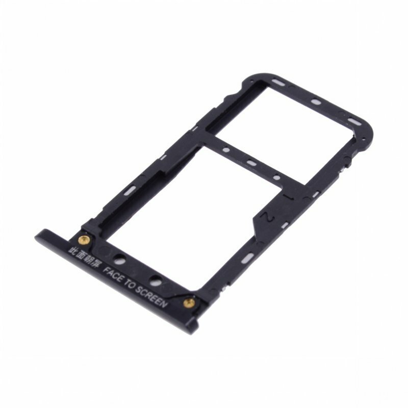 Держатель сим карты (SIM) для Xiaomi Mi Max 3 черный