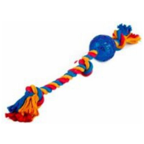 HOMEPET Ф 8 см 50 см игрушка для собак мяч на канате игрушка для собак keyprods мяч на канате с ручкой