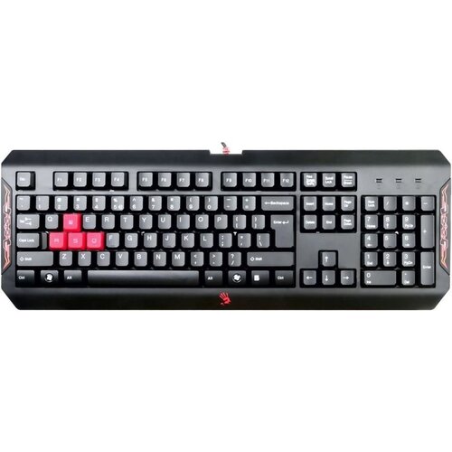 Клавиатура A4Tech Bloody Q100 черный 205100₽