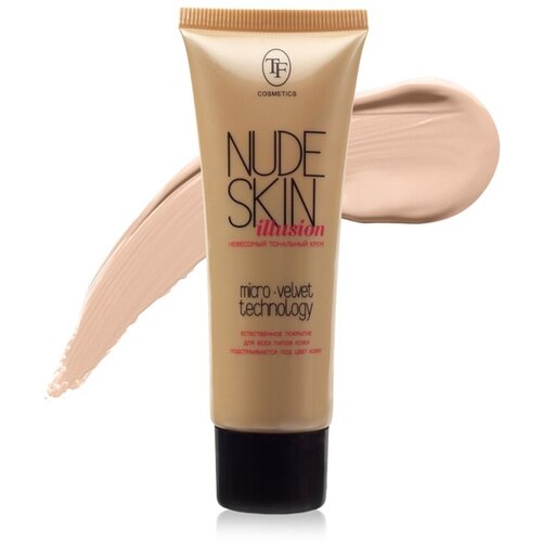 Крем тональный Nude Skin Illusion 105 кремово-бежевый tf cosmetics тональный крем nude skin illusion 40 мл оттенок 105 кремово бежевый