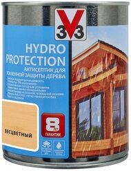 V33 антисептик для усиленной защиты дерева Hydro Protection, 0.9 л, бесцветный