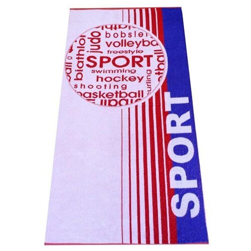 фото Полотенце "авангард" махровое; 5041 спорт - круг; размер: 70 х 140