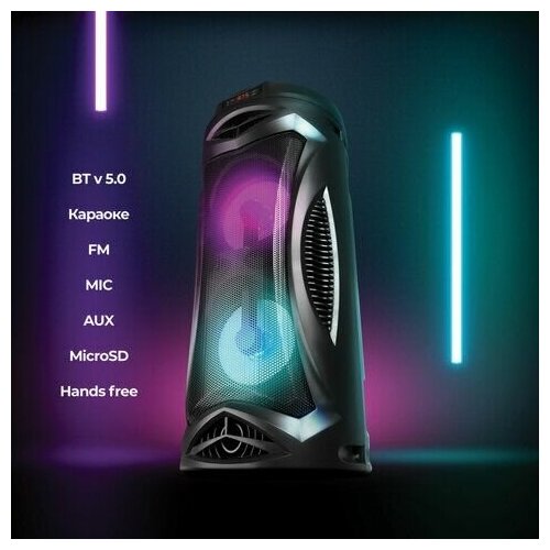 Колонка портативная DEFENDER G70 20 12 Вт Bluetooth FM-тюнер microSD чёрная 65171 231200₽