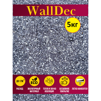 Жидкие обои "WallDec" WD 13-5000. Оттенок черный 5 кг.