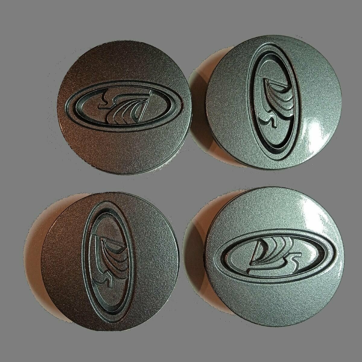Колпачки на диски комплект ВАЗ 58/55/12 мм серебро