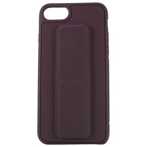фото Чехол силиконовый для iphone 6 / 6s, с магнитной подставкой, бордовый grand price