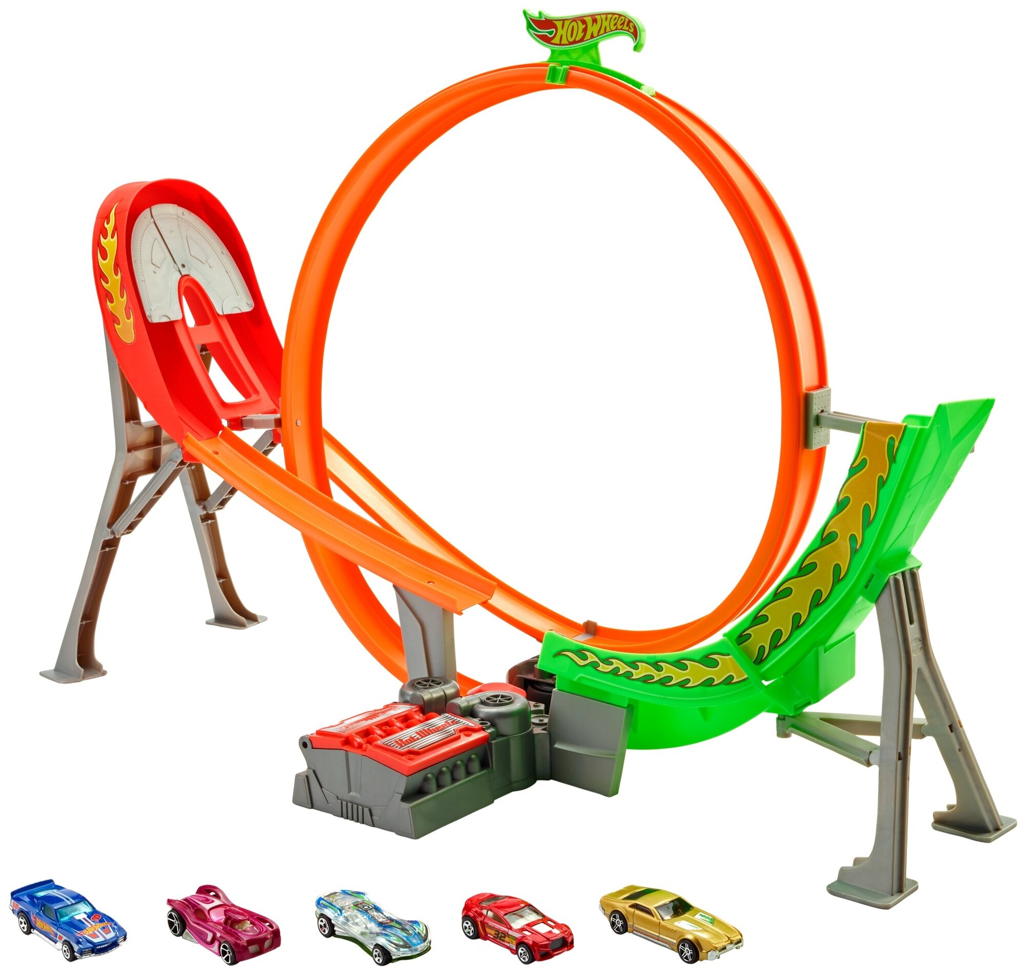 Трек Hot Wheels Action Power Shift Raceway FCF18 —  по выгодной .