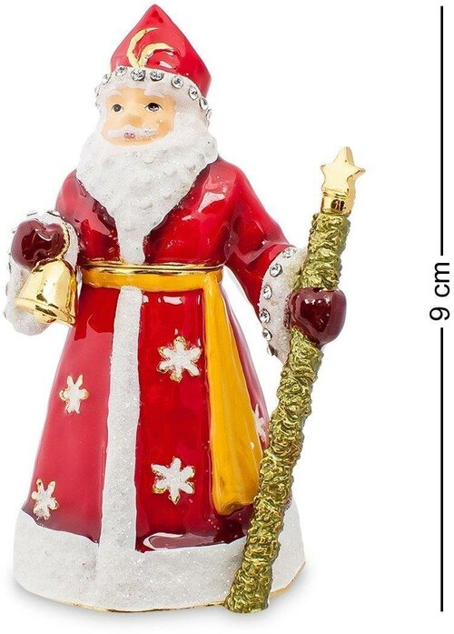 Шкатулка Дед Мороз с колокольчиком (ручная работа)