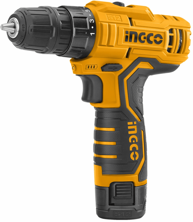 Дрель INGCO_Powertools Аккумуляторная дрель-шуруповерт Li-Ion 12В Ingco