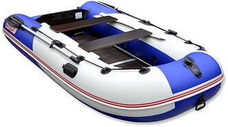 Надувная лодка HUNTERBOAT Стелс 315 сине-белый