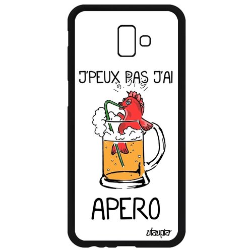 фото Чехол для телефона samsung galaxy j6 plus 2018, "не могу - у меня аперитив!" отговорка пиво utaupia
