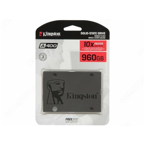 Диск SSD25 960Gb KINGSTON A400 Series 7mm SATA3 6Gbs Скорость чтения Скорость записи - 500 549000₽