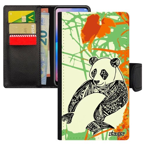 фото Чехол-книжка для мобильного samsung galaxy a5 2017, "панда" тибет большая utaupia