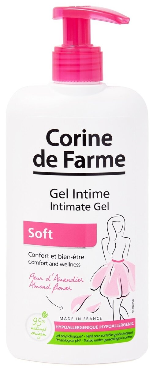 CORINE de FARME Гель для интимной гигиены Intimate Gel Soft, 250 мл