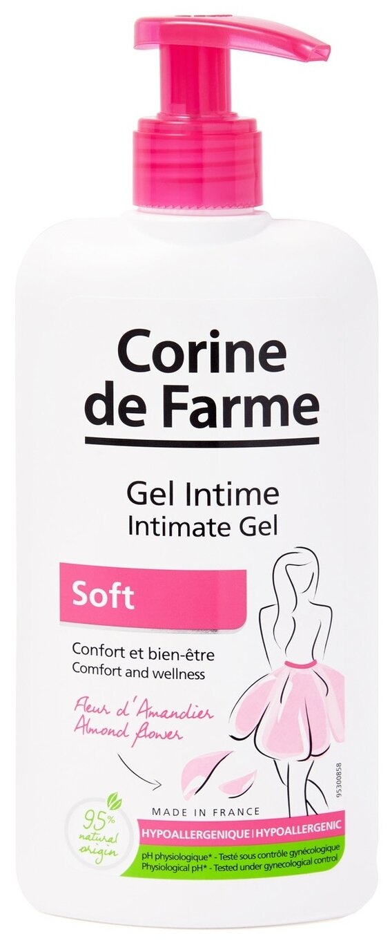 CORINE de FARME Гель для интимной гигиены Intimate Gel Soft