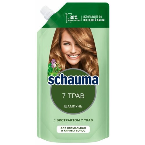 Шампунь Schauma 7 Трав для нормальных и жирных волос 250мл шампунь для волос schauma 7 трав 250 мл