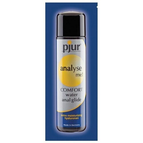 Анальный лубрикант pjur ANALYSE ME Comfort Water Anal Glide - 2 мл пробник анальный analyse me anal glide pjur силиконовый 1 5мл