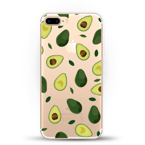 фото Силиконовый чехол узор из авокадо на apple iphone 7 plus andy & paul