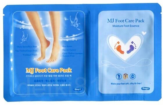 Маска для ног с гиалуроновой кислотой Mijin Cosmetics Foot Care Pack 22 г - фото №6