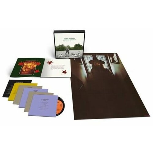 AUDIO CD George Harrison - All Things Must Pass. 5 CD Deluxe edition + Blu-Ray Audio кашпо енот синее 6 5 9 11см take it easy