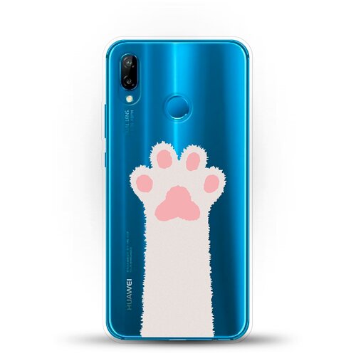 фото Силиконовый чехол лапа на huawei nova 3e andy & paul