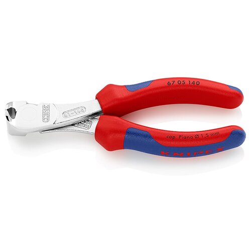 Торцевые кусачки Knipex 67 05 140 140 мм красный/синий