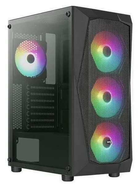 Корпус MidiTower AeroCool FALCON-G-BK-v2 (4711099472338)