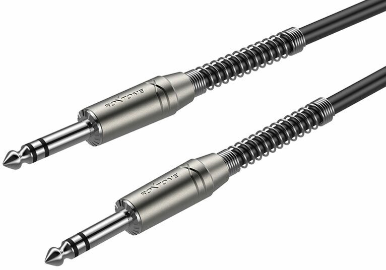 ROXTONE SMJJ200/6 Инструментальный кабель, 6.3мм stereo Jack 6.3мм stereo Jack, 6м