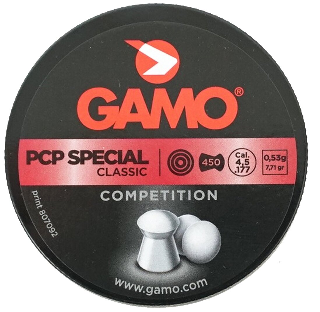 Пули пневматические GAMO PCP SPECIAL 4,5 мм 0,52 грамма (450 штук)