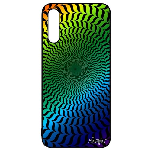 фото Чехол для samsung galaxy a50, "иллюзия круга" геометрический спираль utaupia