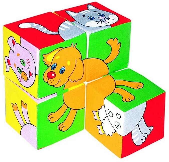 Кубики Мякиши, Собери картинку(Животные-2) - фото №3