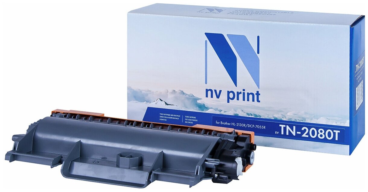 Картридж для принтера NV Print NV-TN-2080T, для Brother DCP-2130R/ DCP-7055/ DCP-7055R/ DCP-7055WR/ HL-2130, совместимый