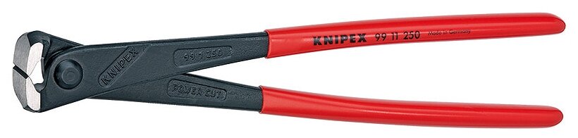 Клещи KNIPEX вязальные для арматурной сетки особой мощности, 250 мм, фосфатированные, обливные ручки