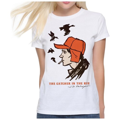 фото Футболка dream shirts над пропастью во ржи женская m белая