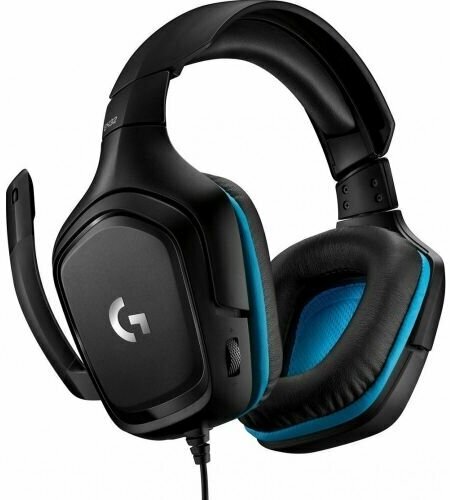 Гарнитура проводная Logitech G432 981-000770 Gaming Leatherette